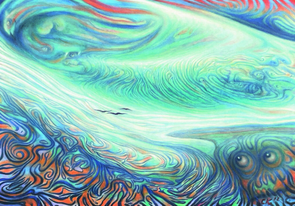 floating